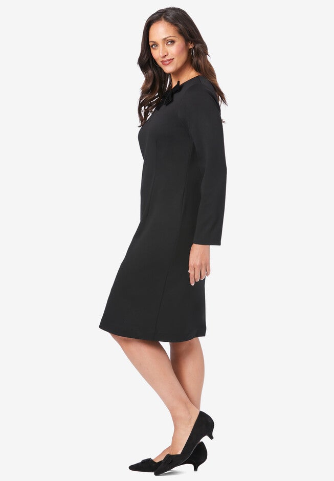 Bow A-Line Dress, , alternate image number 2