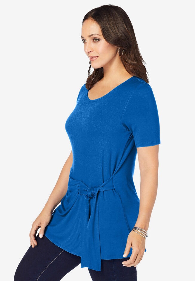 Side-Tie Tee, , alternate image number 2