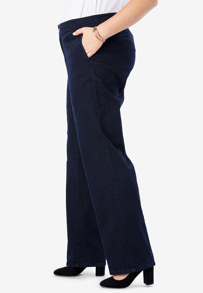 Refined Denim Trouser, , alternate image number null