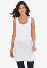 Striped Tank Top, WHITE, hi-res image number null