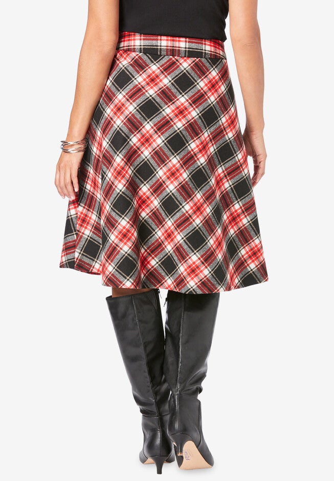 Wool-Blend Skirt, , on-hover image number 1