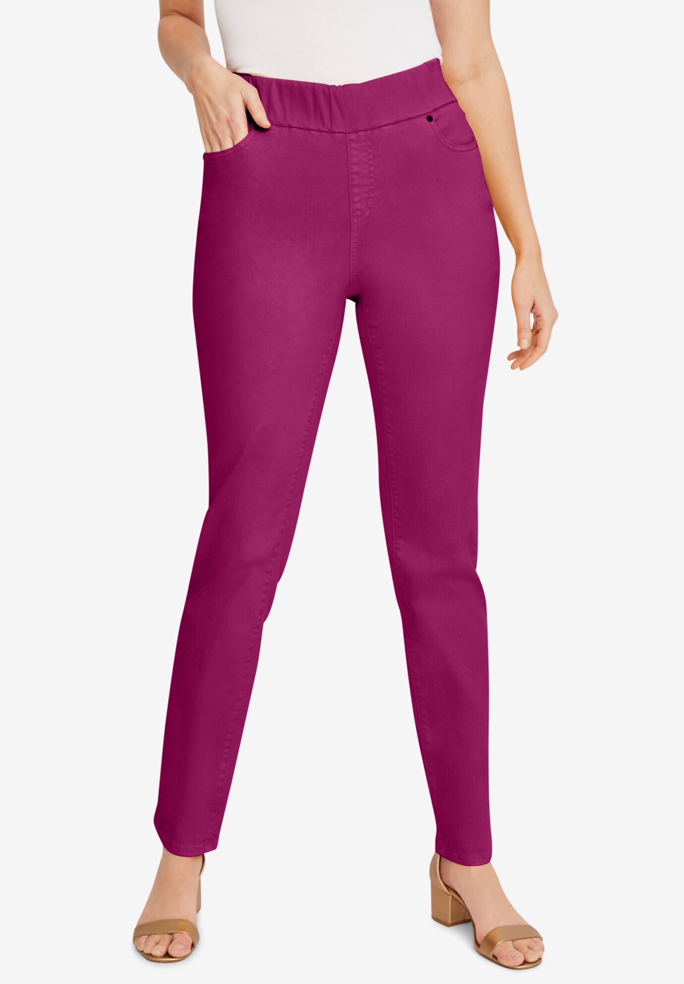 woman within stretch jeans