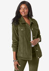 Classic Corduroy Jacket, DARK OLIVE GREEN, hi-res image number null