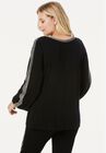 Boatneck Shimmer Tunic, , on-hover image number null