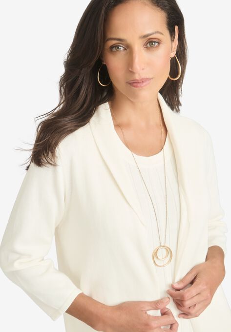 Sweater Jacket Dress, , alternate image number null