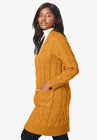 Cable Duster Sweater, , alternate image number null