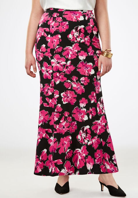 Travel Knit Maxi Skirt Plus Size Skirts Fullbeauty