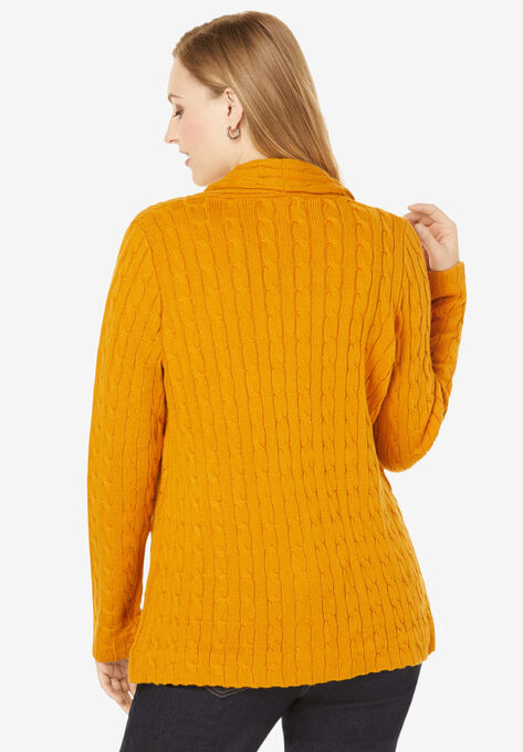 Cable Blazer Sweater, , on-hover image number null