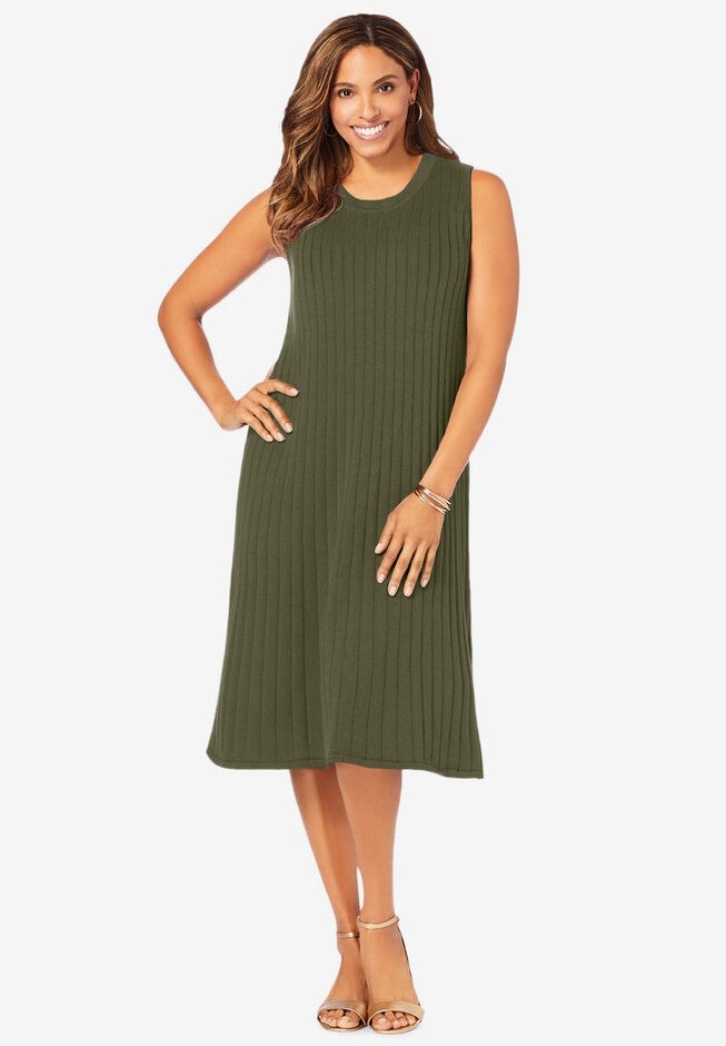 2-Piece Sweater Jacket Dress, , alternate image number null