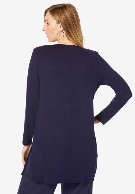 Open-Front Cardigan, , on-hover image number null