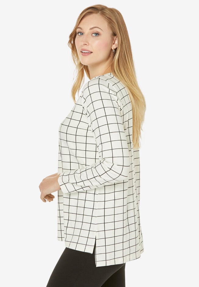 Hi-Low Popover Tunic, , alternate image number 2