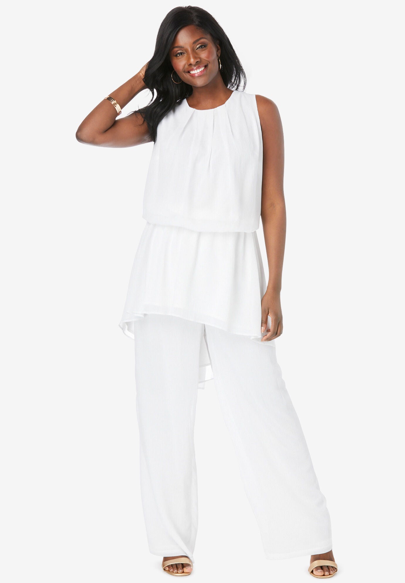 2 Piece Wide Leg Pant Set Fullbeauty Outlet