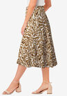 Button-Front Midi Skirt, , alternate image number null