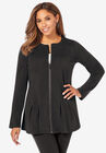 Peplum Jacket, BLACK, hi-res image number null