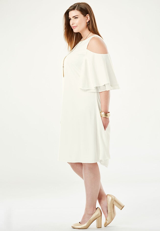 Cold Shoulder Dress, , alternate image number null