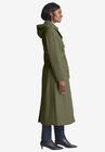 Double Breasted Long Trench Coat, , alternate image number null