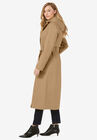 Double Breasted Long Trench Coat, , alternate image number null