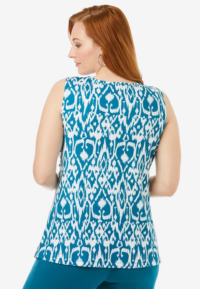 Twist Front Knit Tank, , on-hover image number 1