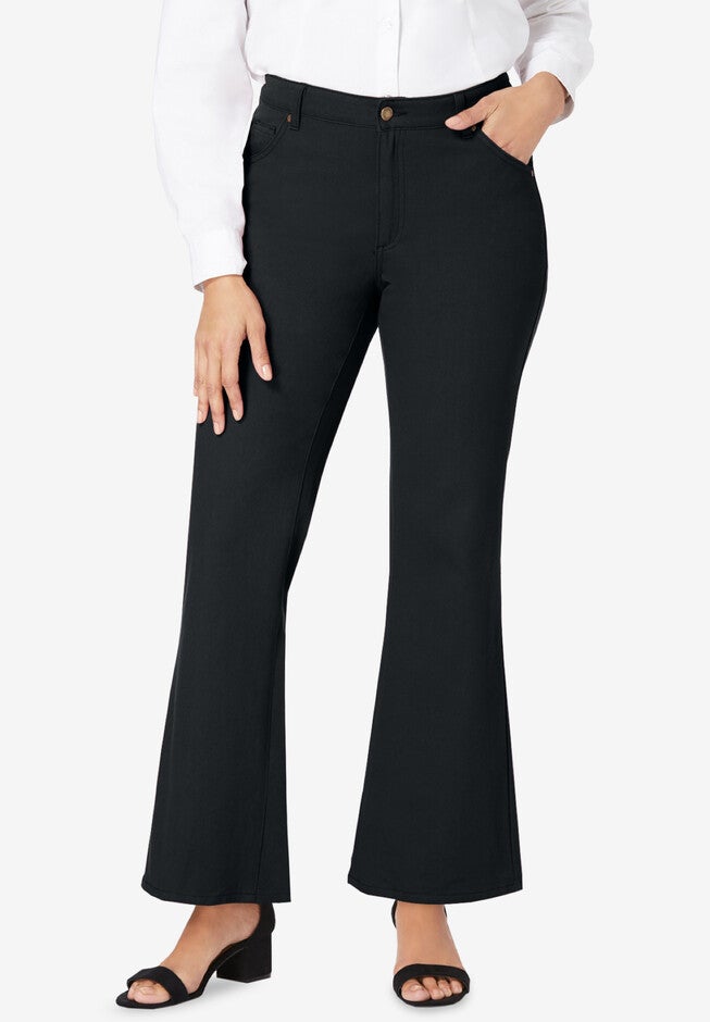 Classic Denim Flare, BLACK, hi-res image number null