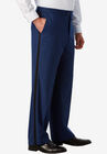 KS Signature Plain Front Tuxedo Pants, BLUE, hi-res image number null