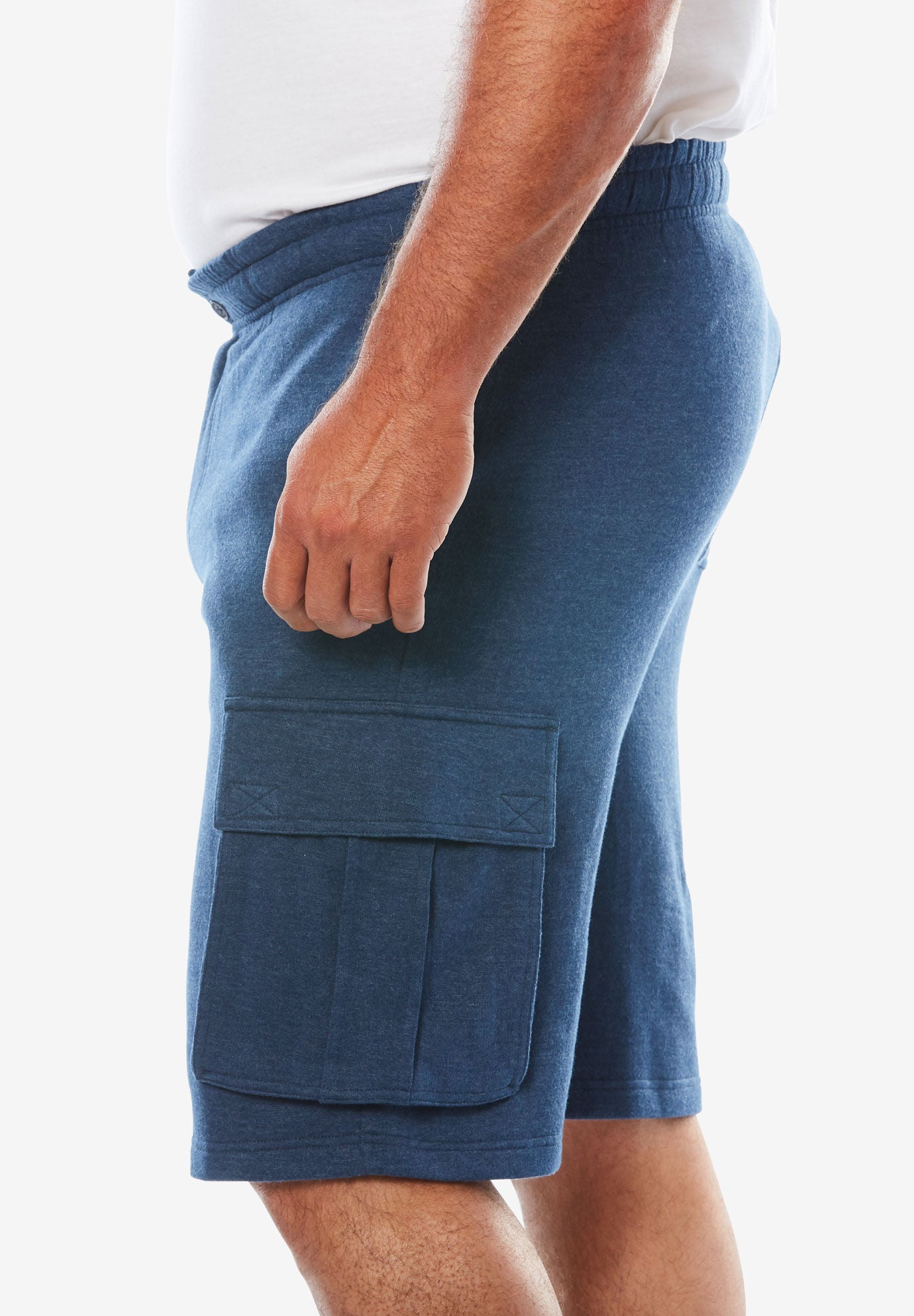 Fleece Cargo Shorts, , alternate image number 1