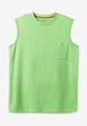Boulder Creek® Heavyweight Pocket Muscle Tee, ELECTRIC GREEN, hi-res image number null