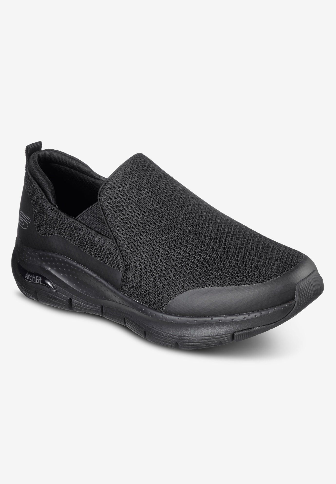 GO WALK Arch Fit Slip-On Shoes, BLACK, hi-res image number 0