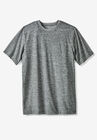 Performance Flex Crewneck Tee, BLACK MARL, hi-res image number null