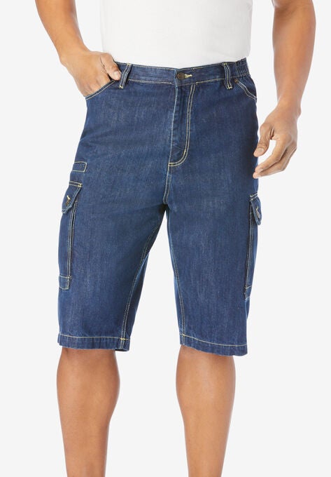 Liberty Blues™ Denim Cargo Shorts, STONEWASH, hi-res image number null