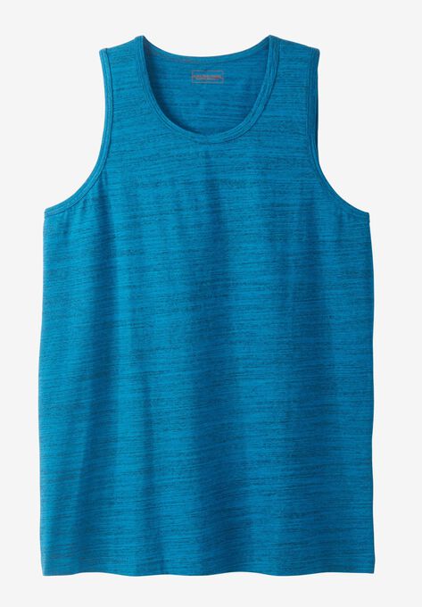Heavyweight Cotton Tank, CLASSIC TEAL MARL, hi-res image number null