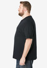 Shrink-Less™ Lightweight Pocket Crewneck T-Shirt, , alternate image number null