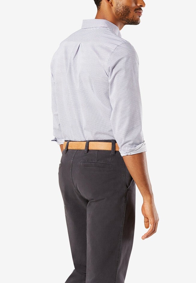 Comfort Flex Long-Sleeve No Wrinkle Shirt by Dockers®, , on-hover image number 1