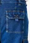 Boulder Creek® 12" Side Elastic Denim Cargo Shorts, , alternate image number null