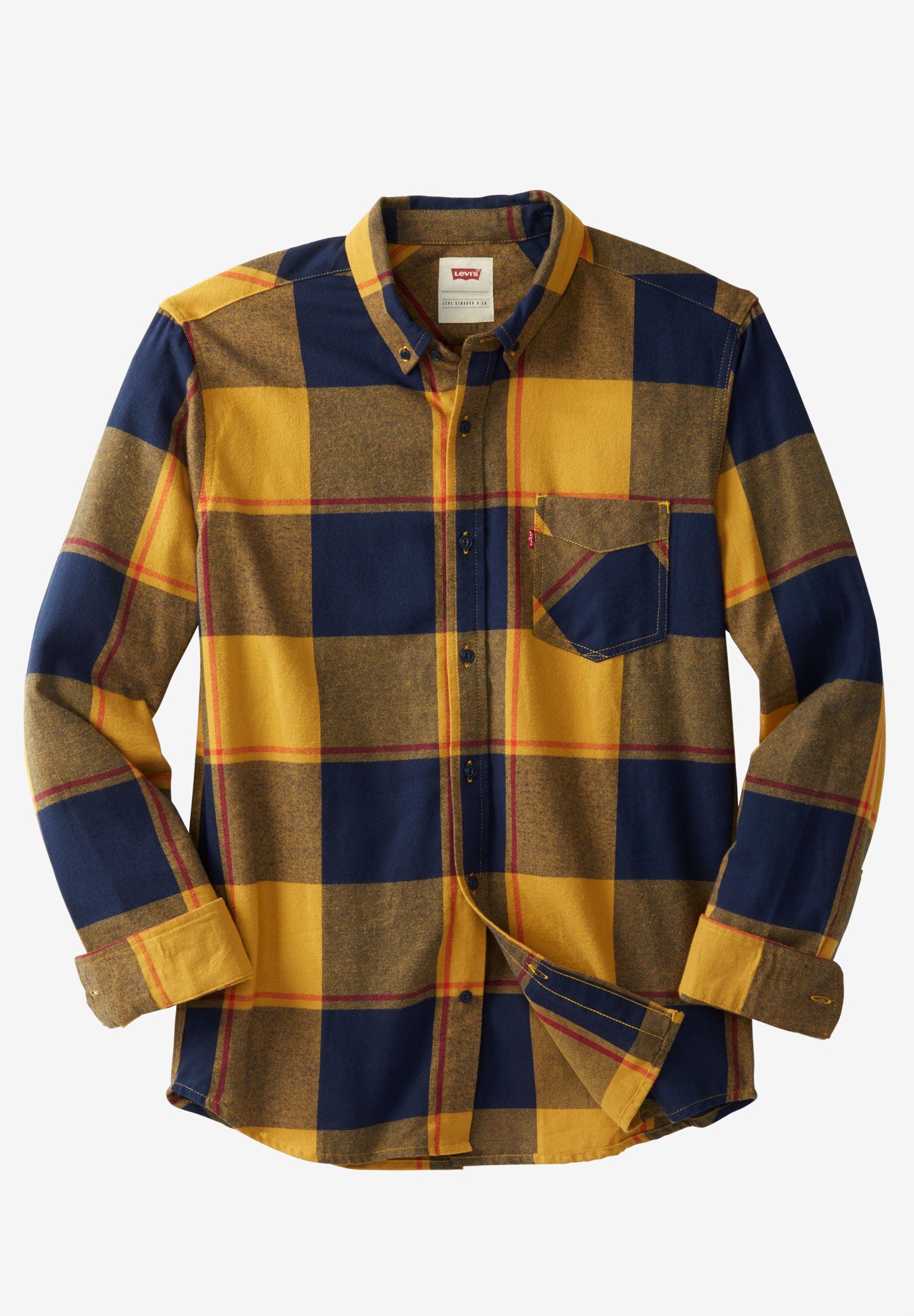 levi's big and tall shirts