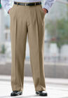 KS Signature No Hassle® Classic Fit Expandable Waist Double-Pleat Dress Pants, , alternate image number null