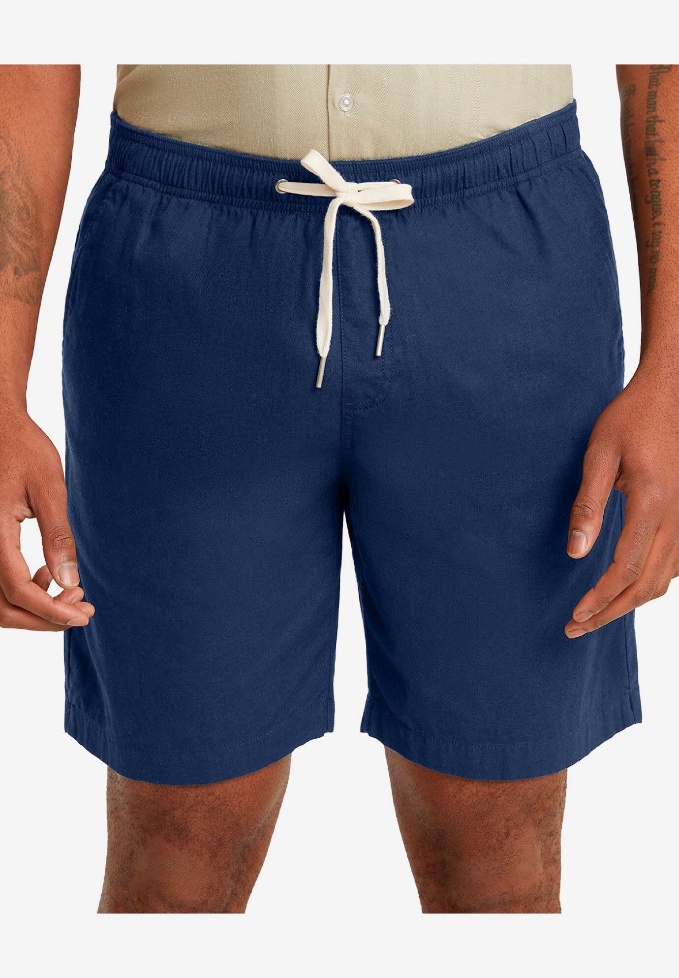 Laguna Linen Blend Short, NAVY, hi-res image number 0