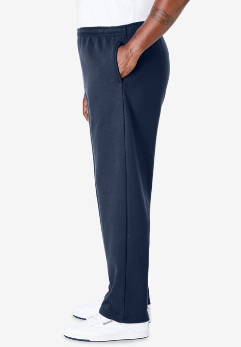 Fleece Open-Bottom Sweatpants, , alternate image number null