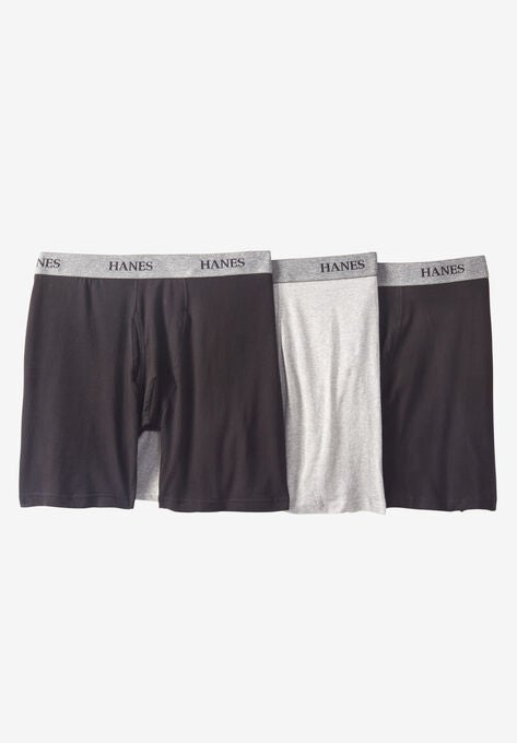 Hanes Freshiq Boxer Briefs 3 Pack Big And Tall Underwear
