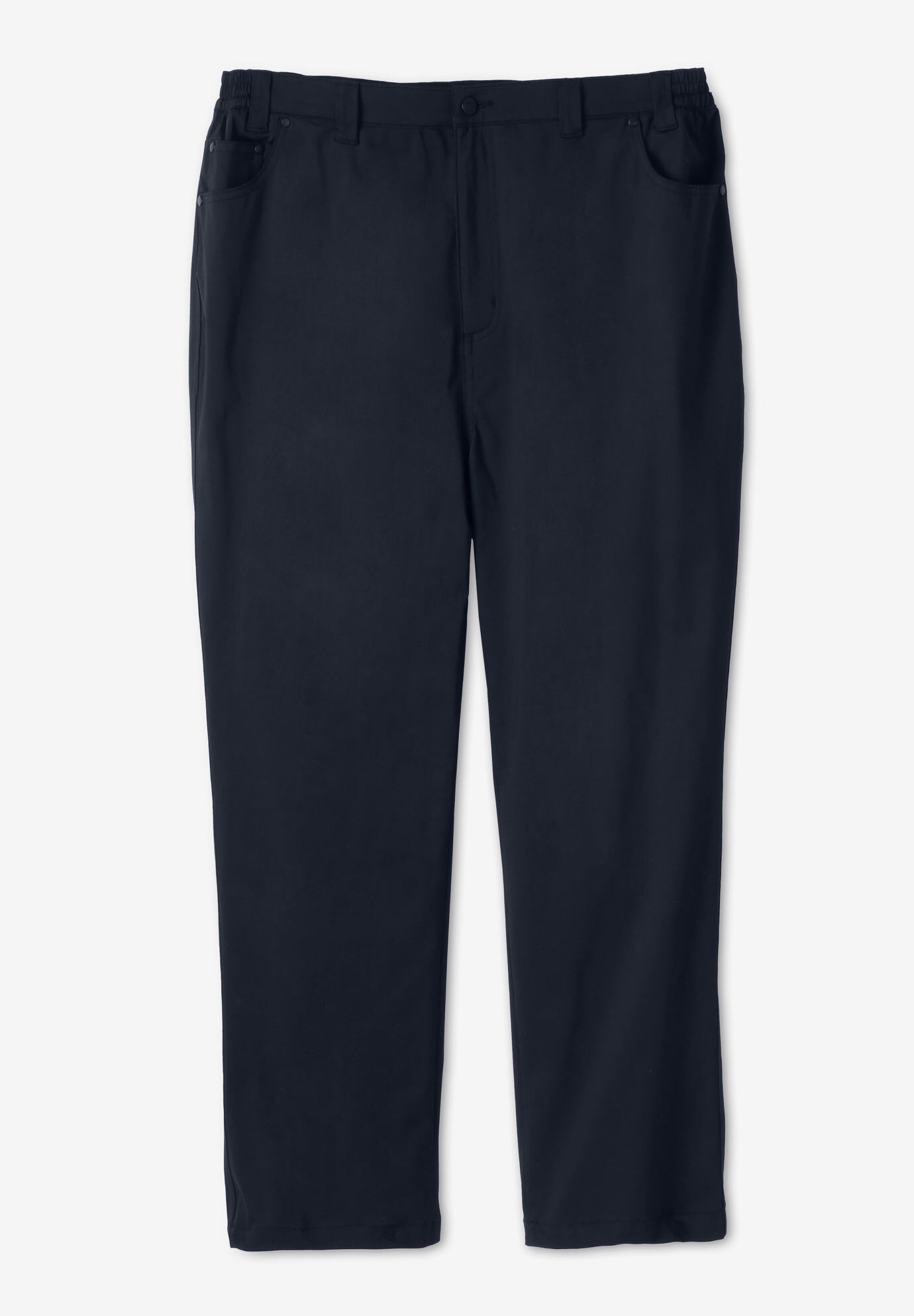 5-pocket Open Bottom Pant, BLACK, hi-res image number 0