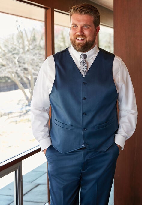KS Signature Easy Movement® 5-Button Suit Vest, , alternate image number null