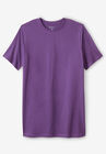 Lightweight Longer-Length Crewneck T-Shirt, VINTAGE PURPLE, hi-res image number null