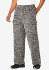 Explorer Plush Fleece Cargo Pants, CHARCOAL MARL, hi-res image number null