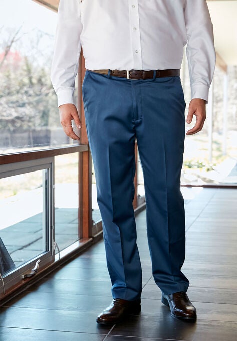 KS Signature Easy Movement® Plain Front Expandable Suit Separate Dress Pants, , alternate image number null