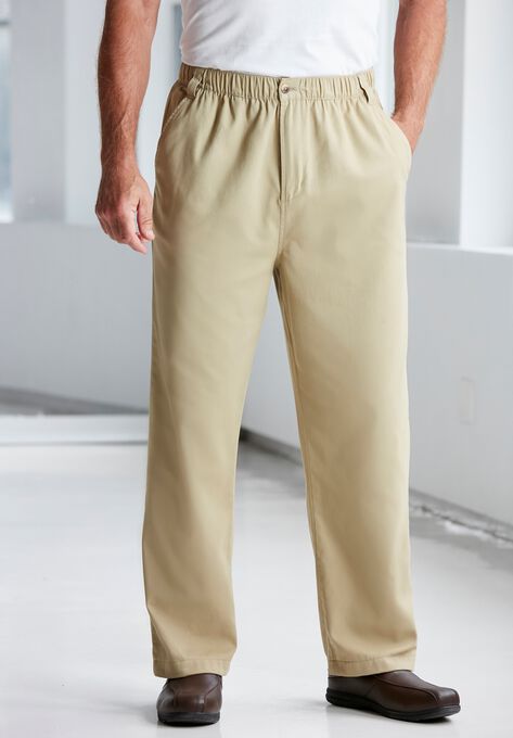 Knockarounds® Full-Elastic Waist Pants in Twill or Denim, , alternate image number null