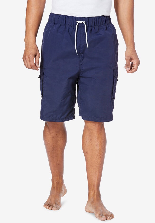 Cargo 6 inches Swim Trunk, NAVY, hi-res image number 0