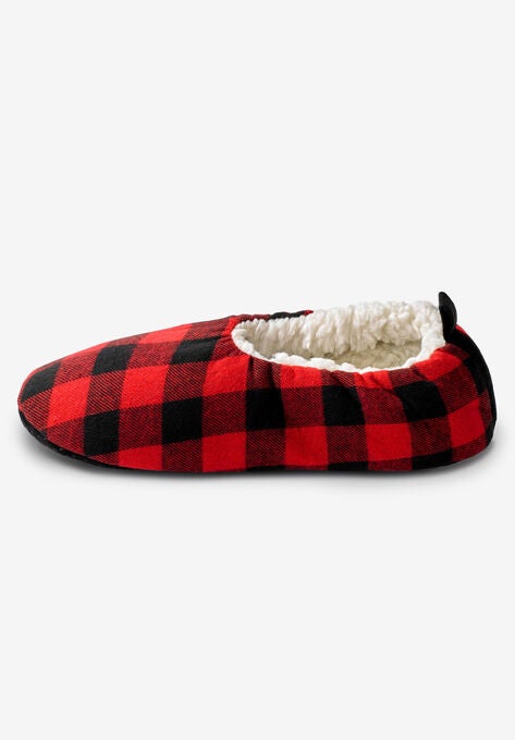 Sherpa lined sock slipper, , alternate image number null