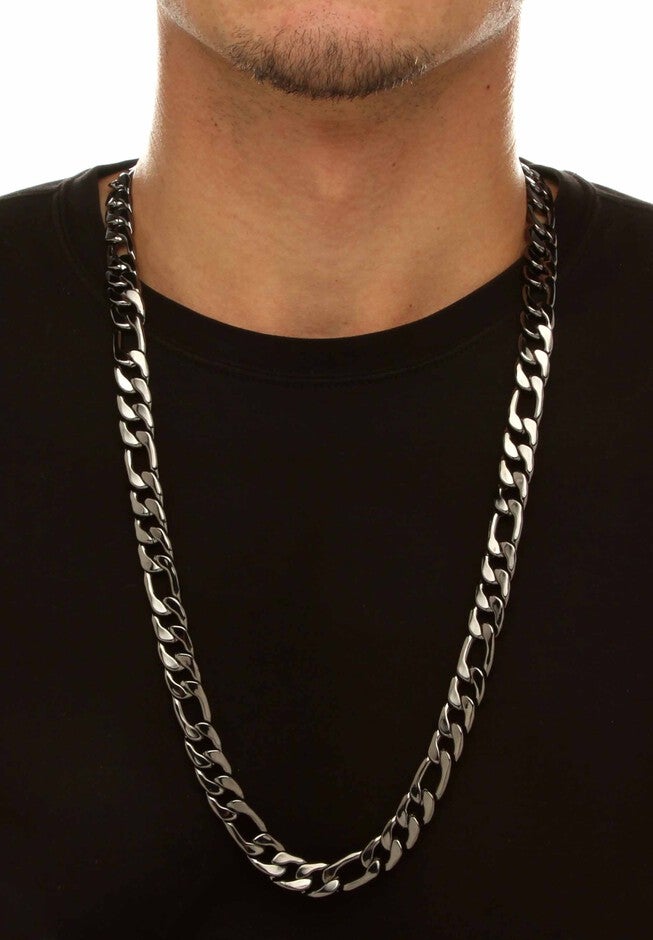 Black Figaro-Link Necklace , , alternate image number 1