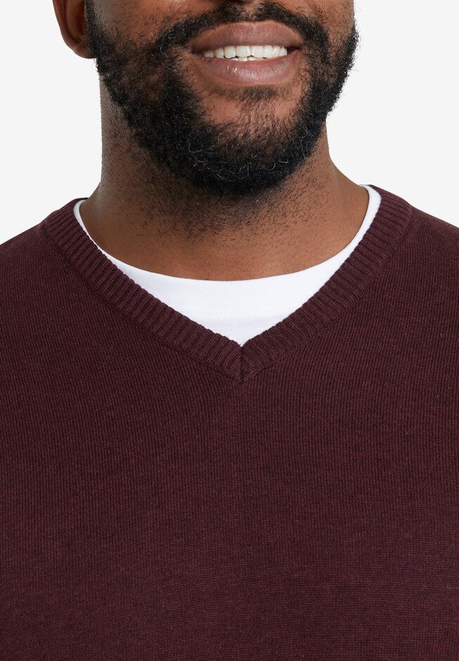 Essential V Neck Sweater, , alternate image number 3