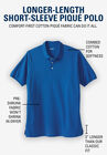 Longer-Length Shrink-Less™ Piqué Polo Shirt, , on-hover image number null