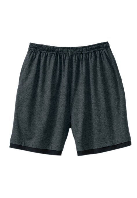 Hang-down Lightweight Jersey Shorts, , alternate image number null